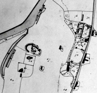 Little Barford deserted medieval village in 1840 [MAT2/1]
